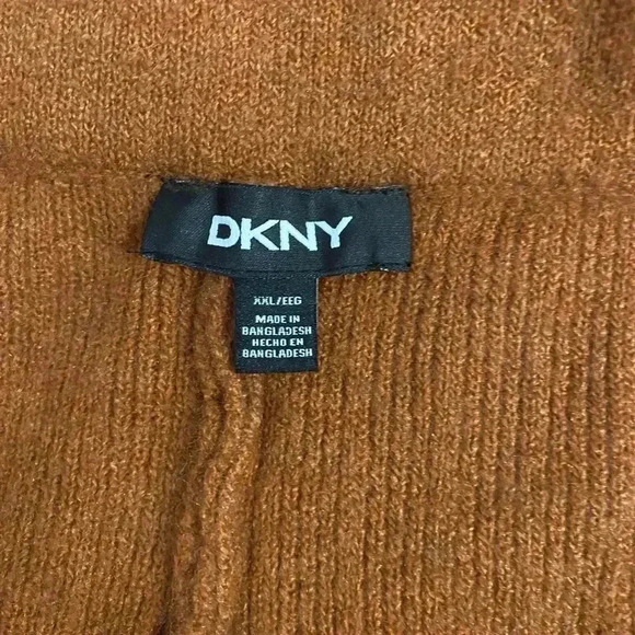 New DKNY Cashmere Blend Sweater Knit Pants Pull On Straight Leg Plus Size NWOT - Picture 9 of 10